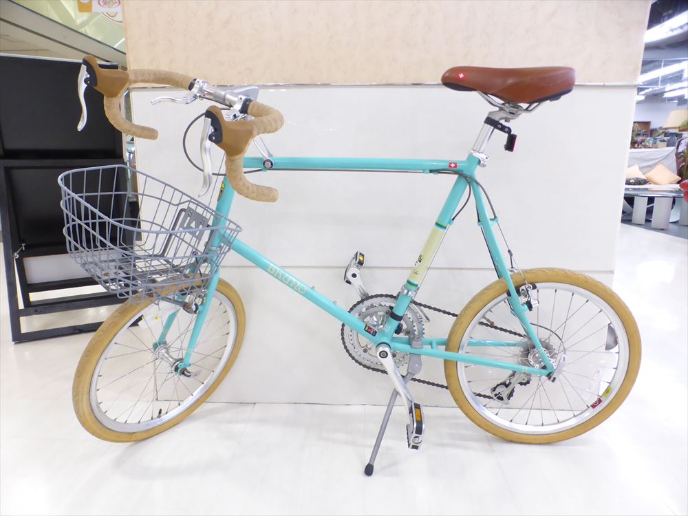 ◇良品◇ブルーノ BRUNO＊ミニベロ 小径車 自転車 水色 お買取り入荷